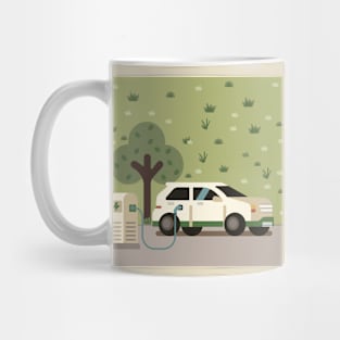 electric car Mug